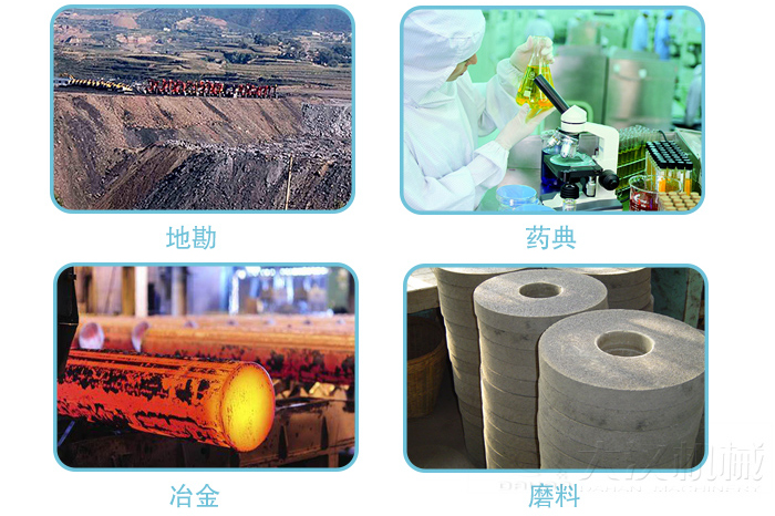 適用行業(yè):地堪，冶金，藥典,磨料