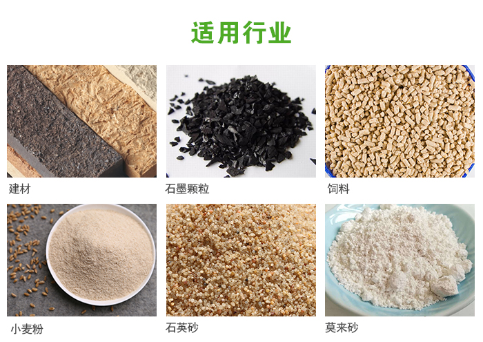 高頻振動篩主要用于化工，建材，石墨顆粒，飼料，小麥粉，石英砂，豆?jié){，果汁等各種物料的干法、濕法篩分、分級、脫水，過濾。